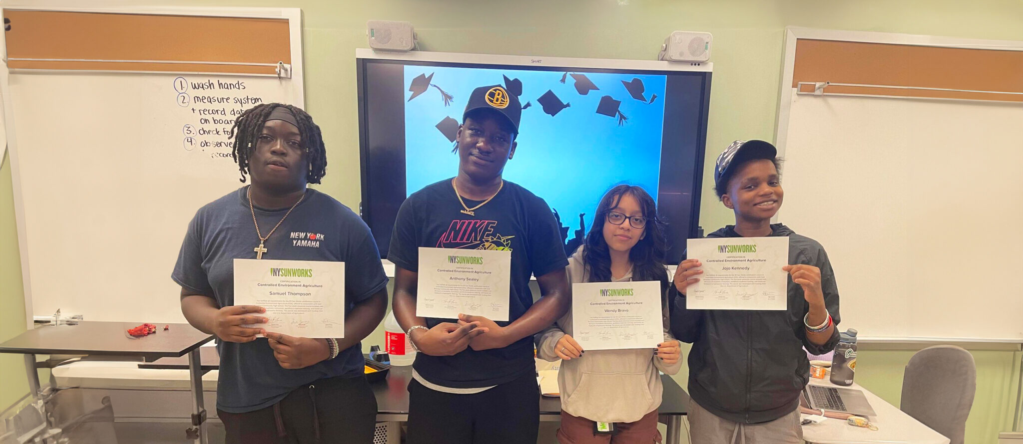 High School Students Complete Official Certification in Controlled