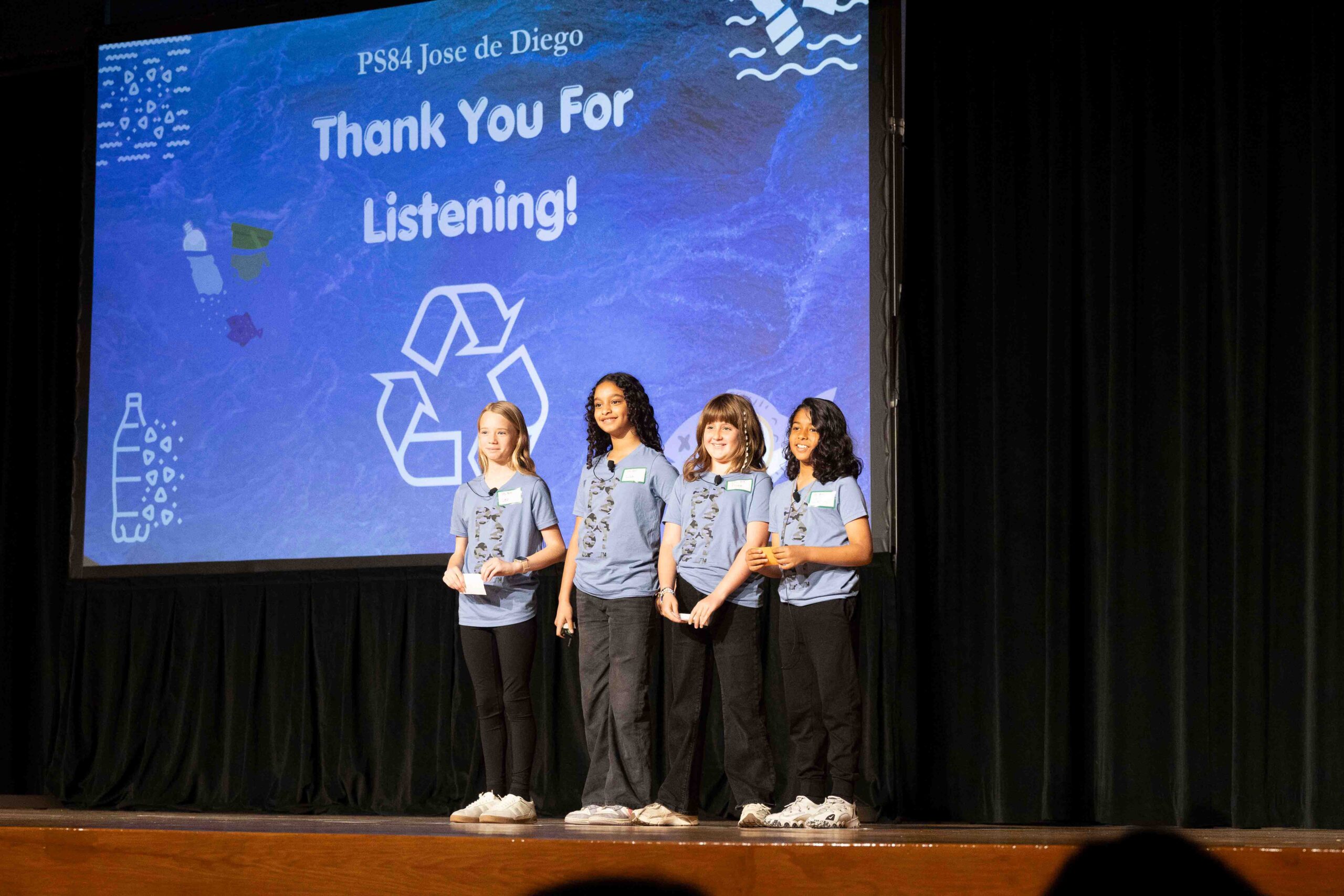 Students from PS 84 present at the YC 2026
